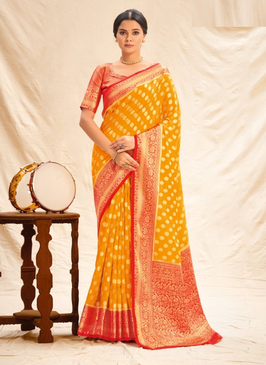 Sangam Kanchipattu Latest fancy Festive Wear Banarasi Silk Saree Collection